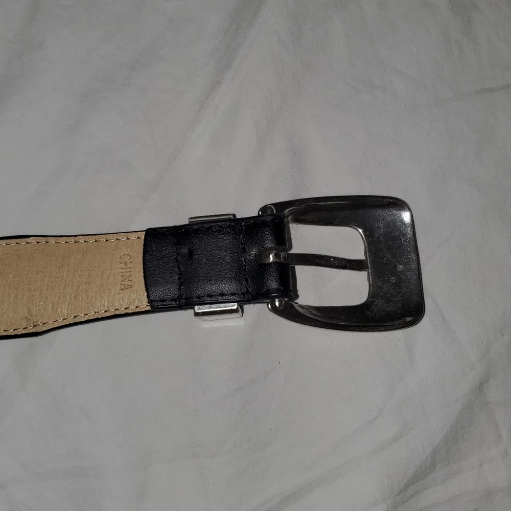 Silpada black leather