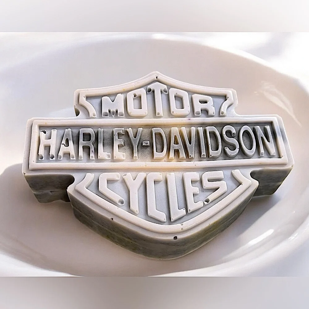 Harley-Davidson Soap sweet cologne scented 5x3in 5oz HANDMADE Shea butter