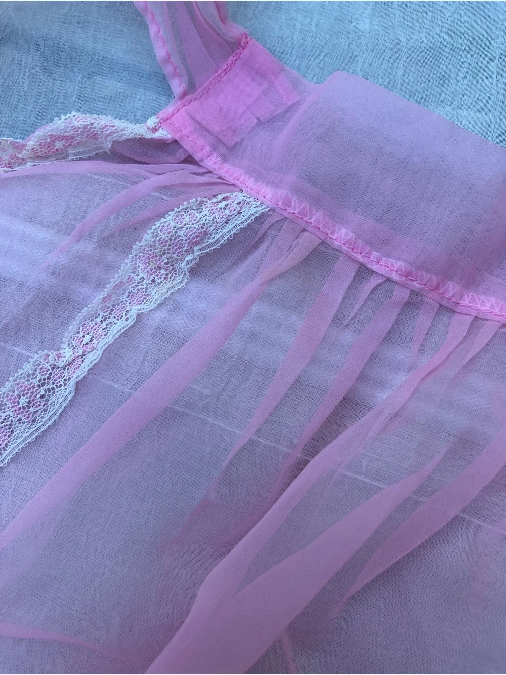 Hand Crafted sheer lace