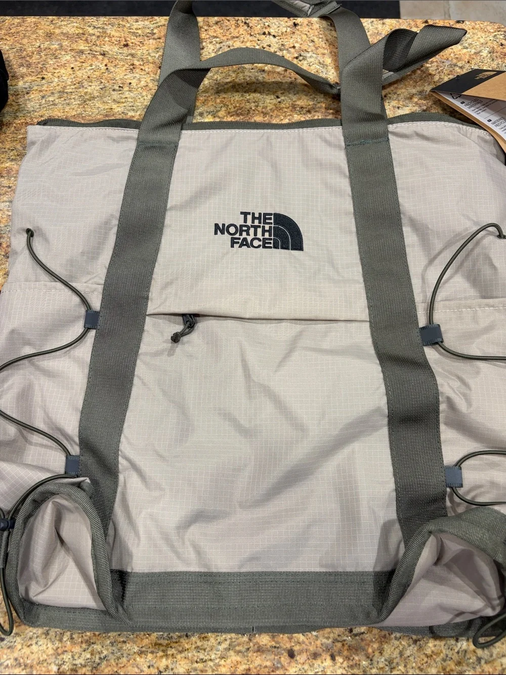NWT The North Face Borealis Tote Mushroom Grey New