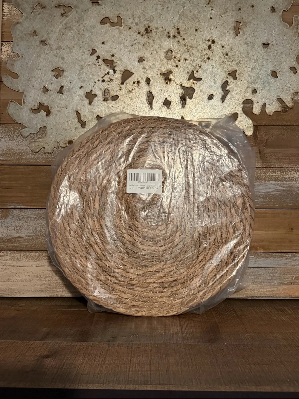 10 Pack 13 Inch Round Woven Placemats