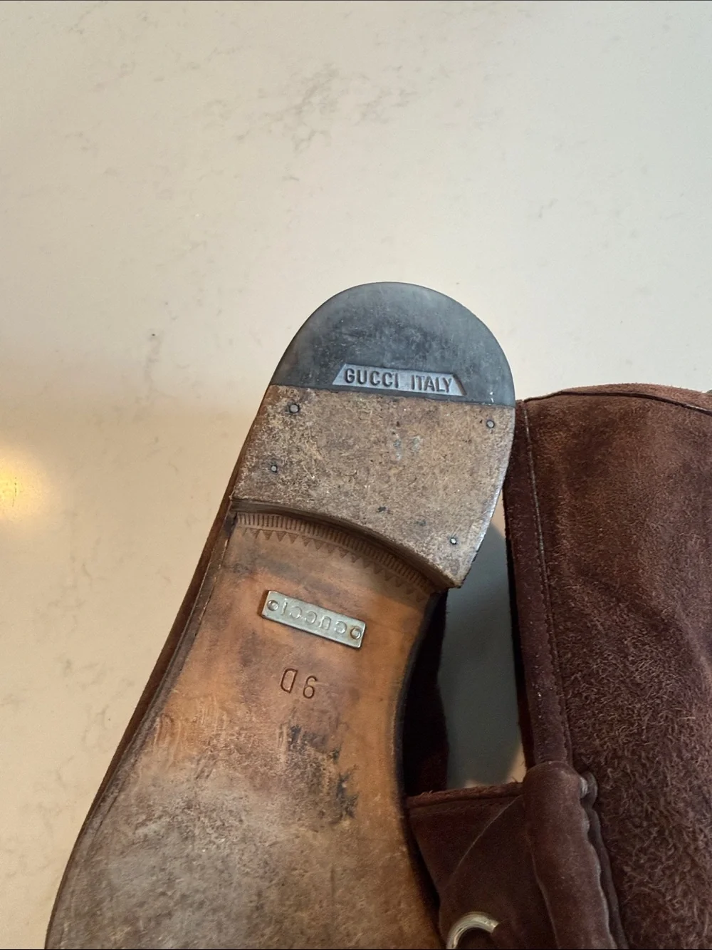 Gucci men suede