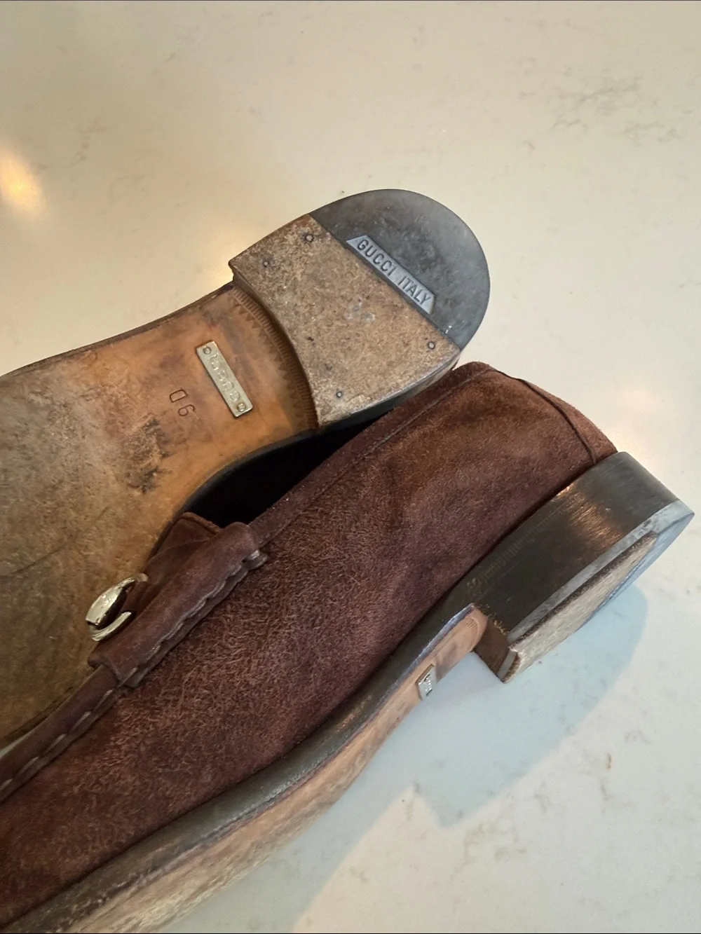Gucci men suede