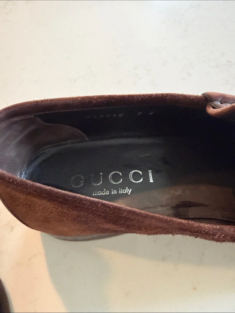 Gucci men suede