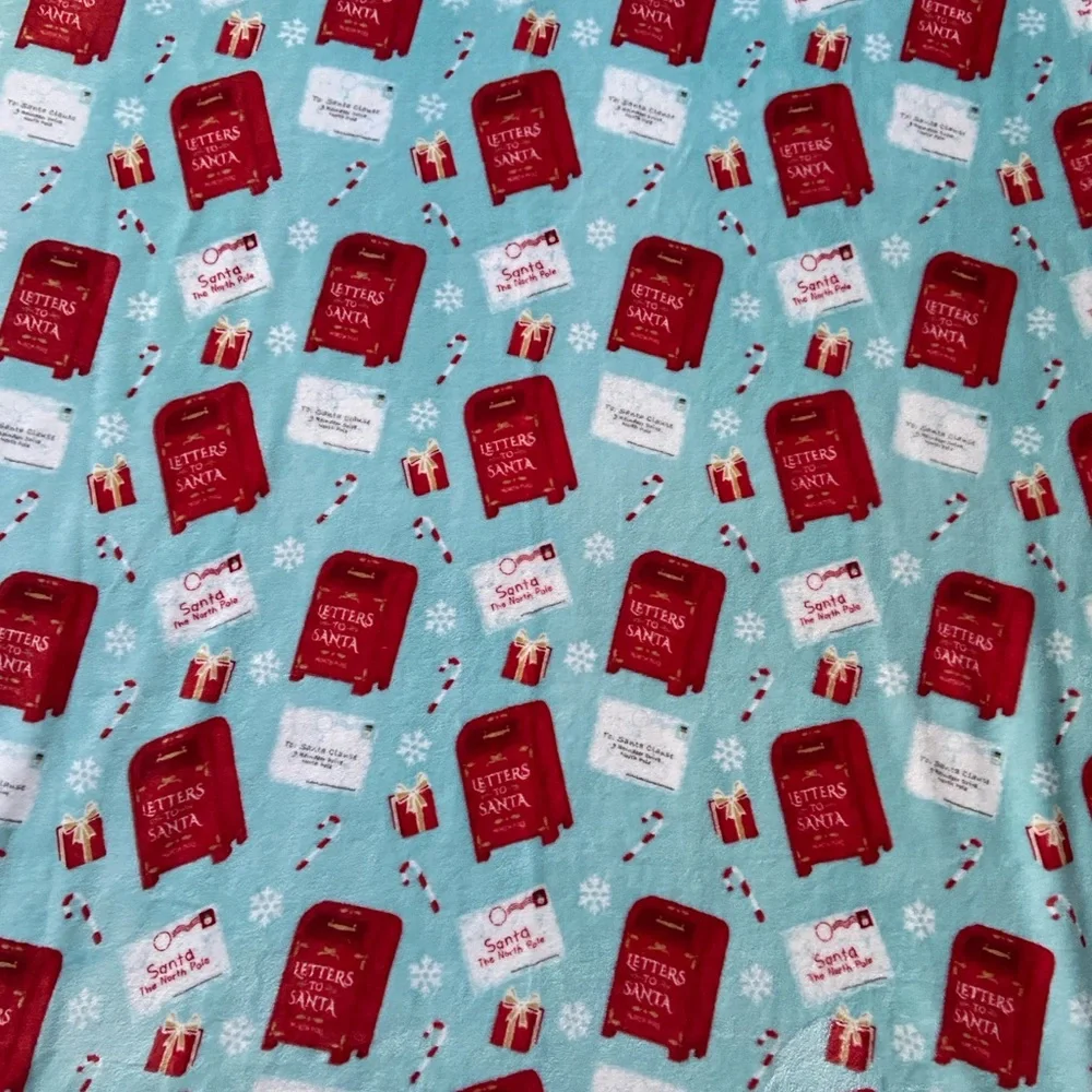 Artisan christmas throw