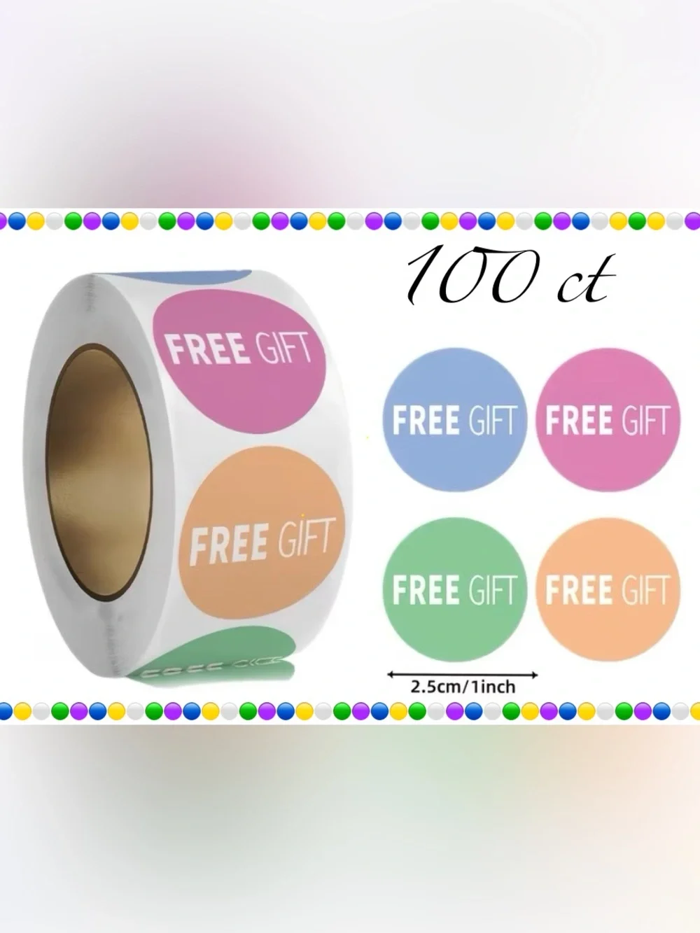 Boutique Free gift stickers additional include comes