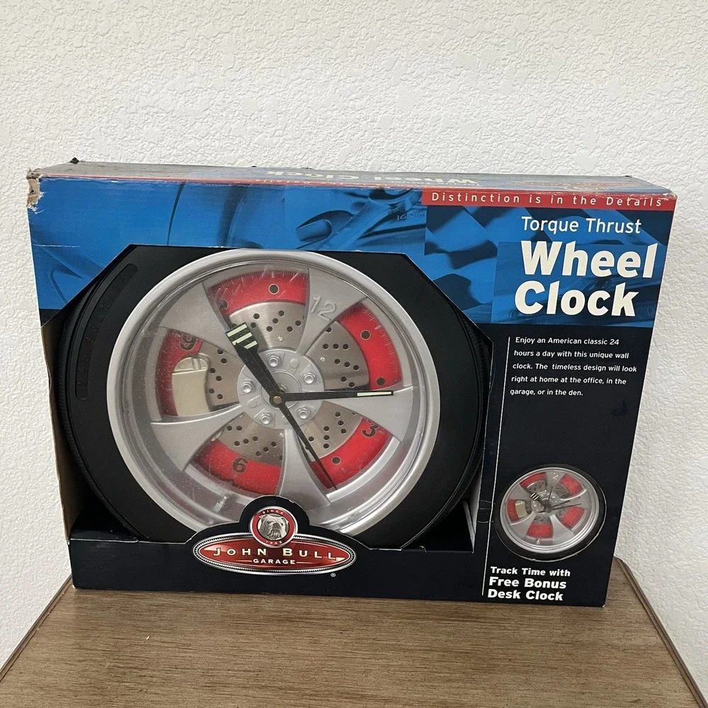 John Bull Garage Torque Thrust Wheel Clock 13