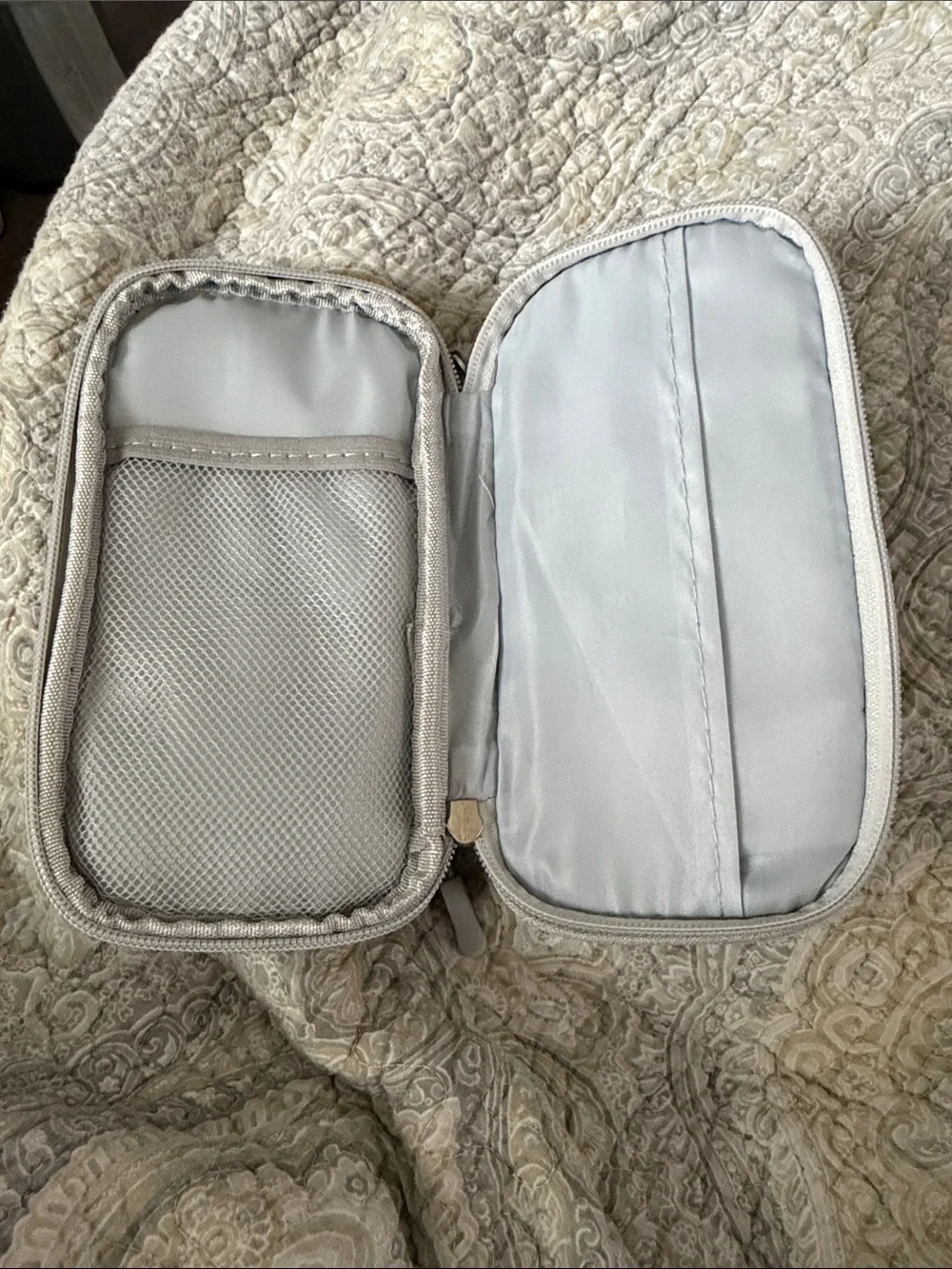 Gray Travel Power Cable Organizer Pouch