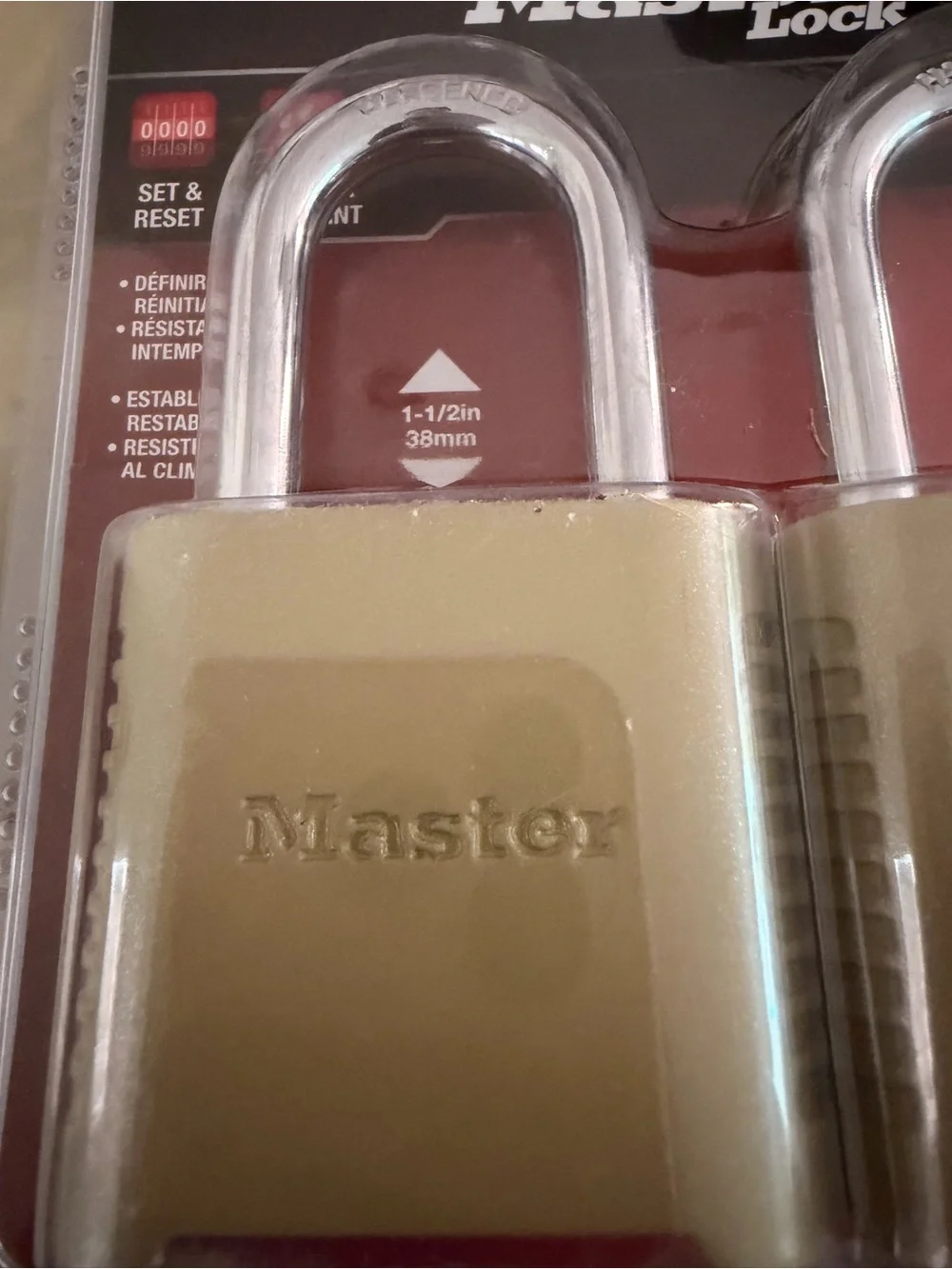Masters two padlocks
