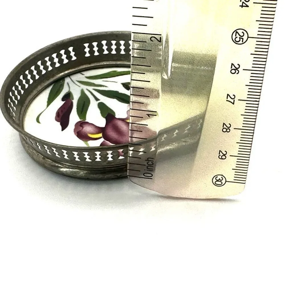 Vintage hand painted floral saucer listings you jewelry
