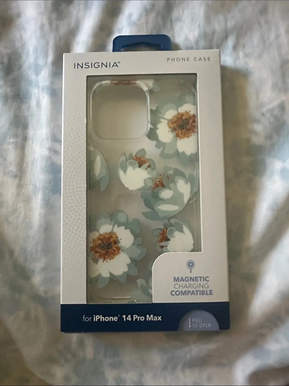 Insignia Floral Protective Case for iPhone 14 Pro Max — Sage & White