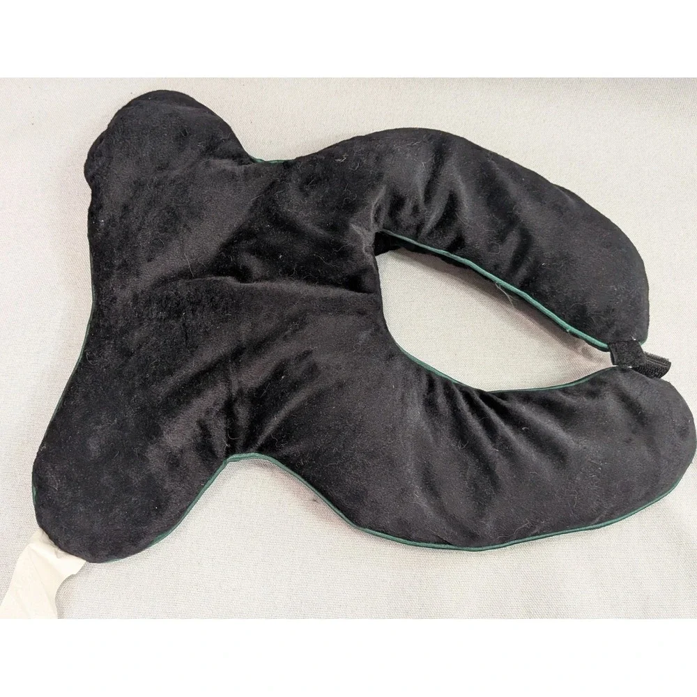 Travel Neck Pillow Unisex OS Black Good Contoured Plush Support