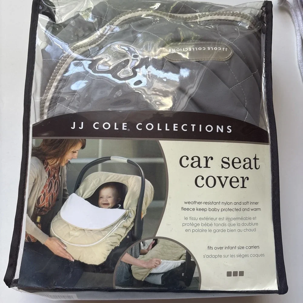 J J Cole Collections Car Seat Cover ~ Graphite
