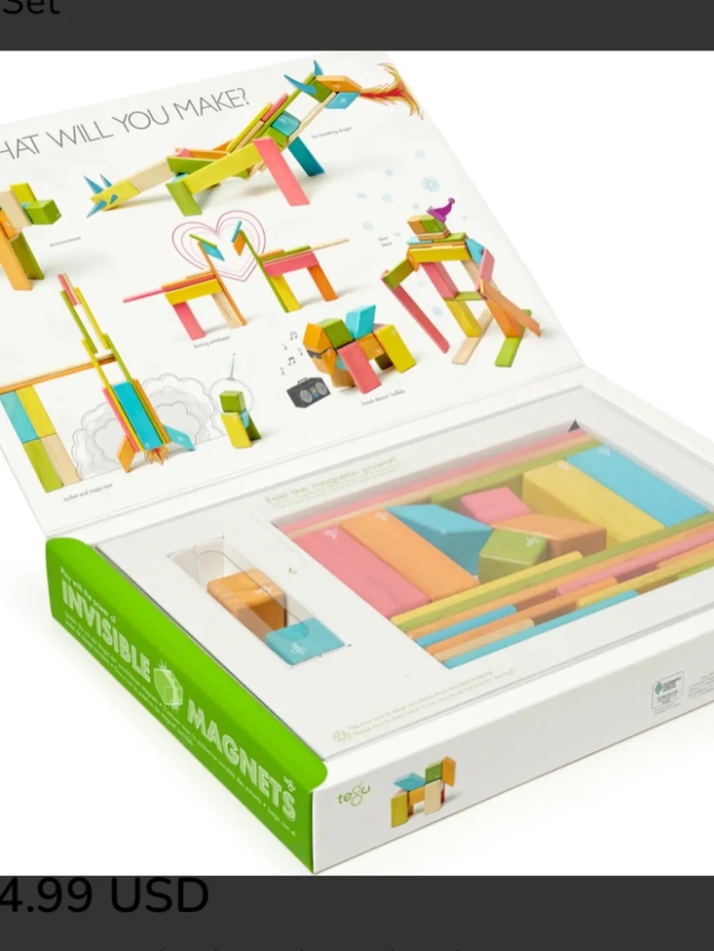 Tegu magnetic wooden