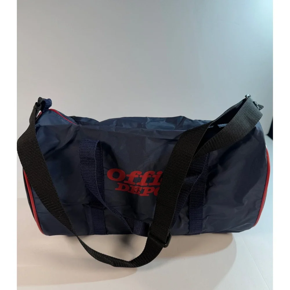 Florida Panthers NHL Duffel Bag Navy Blue Red Office Depot Hockey Gym Travel Bag