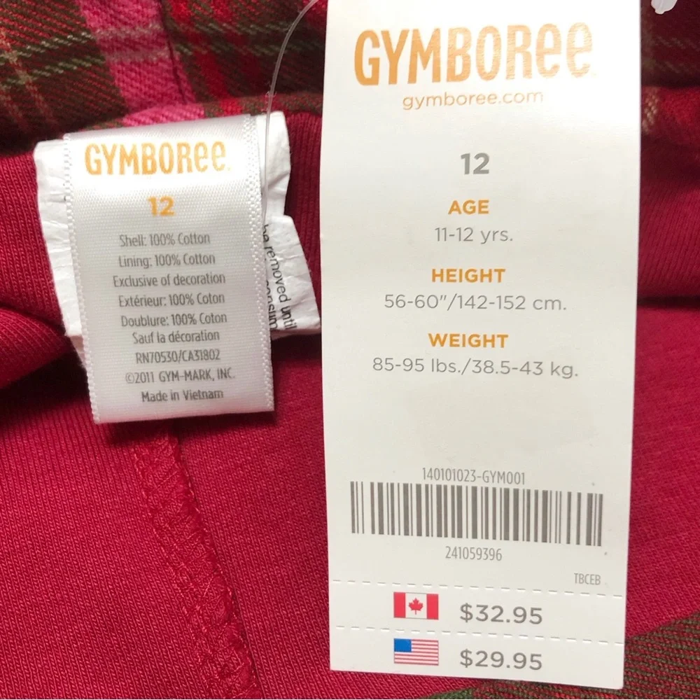 Gymboree plaid flannel