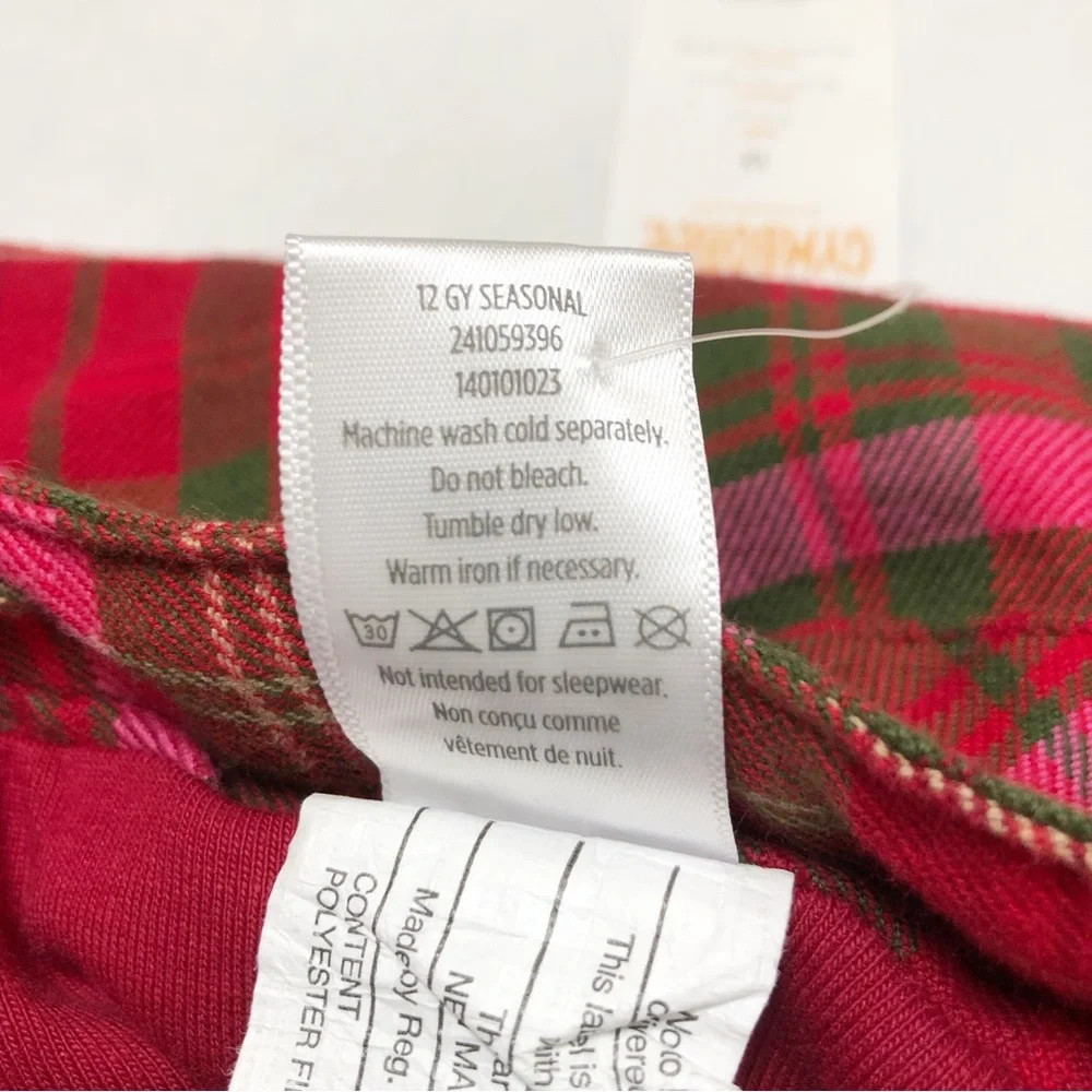 Gymboree plaid flannel