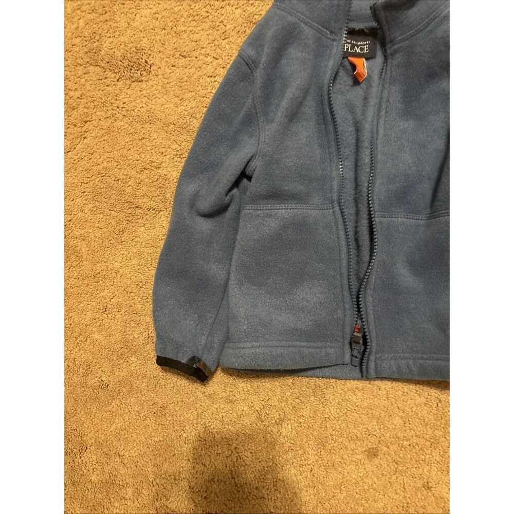 The Children's Place Boys Dinosaur Print 3 in 1 Hooded Blue Orange 3T