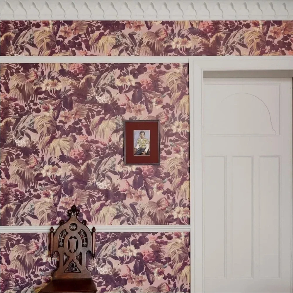Anthropologie House of Hackney Limerance Wallpaper Rose Quartz Mauve