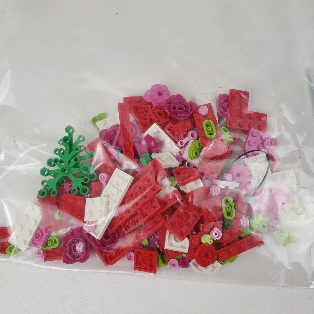 Lego heart ornament