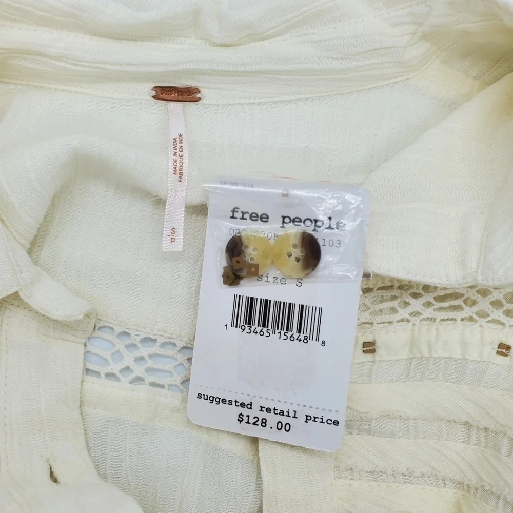Free People down small trim