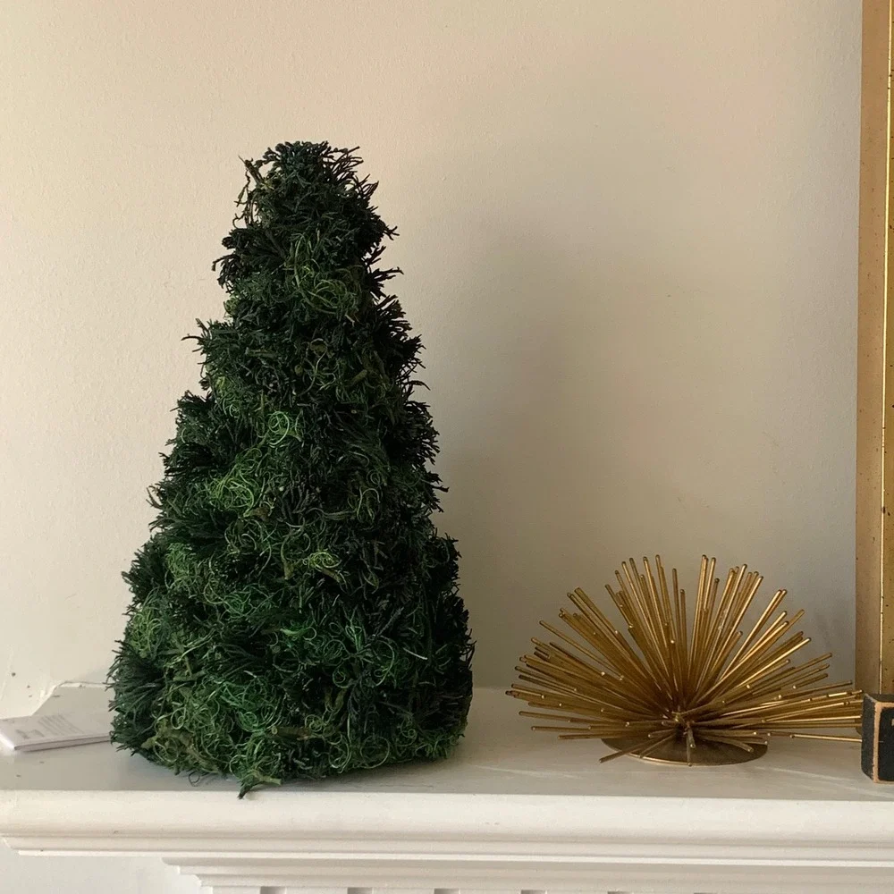 IKEA‎ Vinter 2021 Artificial Moss Christmas Tree Green Tabletop Decor 405.042.06