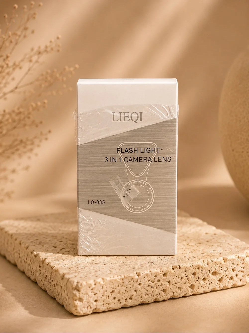 LIEQI 3-in-1 Camera Lens Kit with Flash Light – Smartphone Photography