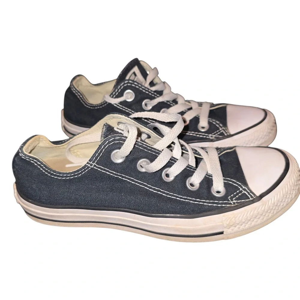 Converse All Star‎ Canvas Sneakers Low Top Casual Shoes Black Size 5