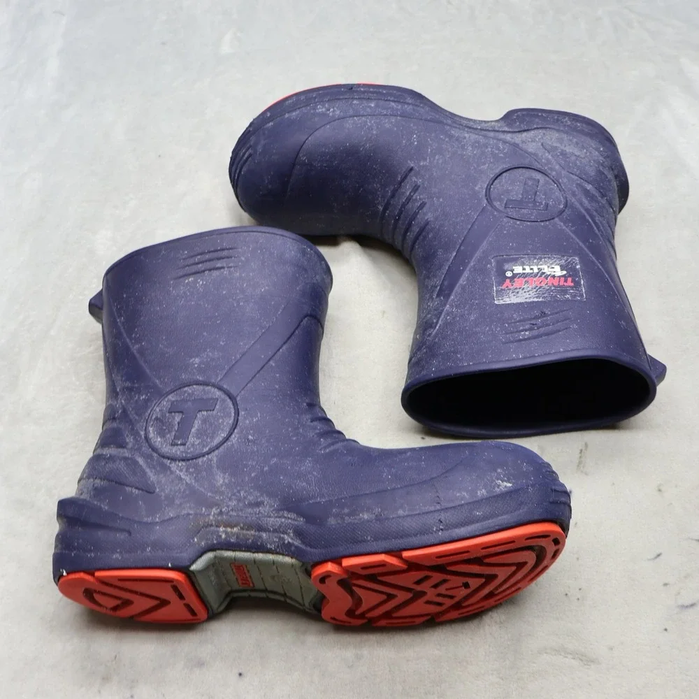 Tingley Unisex M12 W14 Rain Boot Blue Flite Safety Toe Waterproof Rubber Pull On