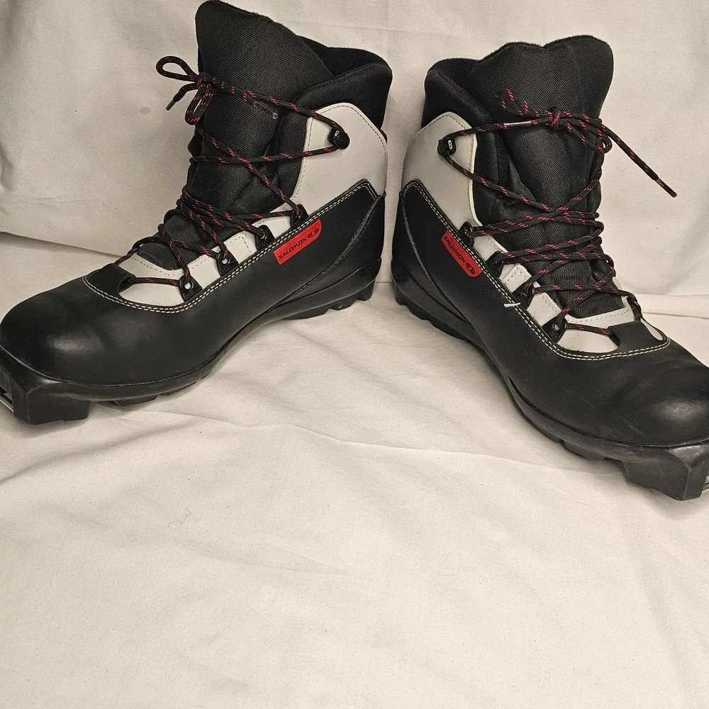 Salomon Escape 5 SNS Profil Mens Cross Country Ski Boots Black Grey Size 10.5‎