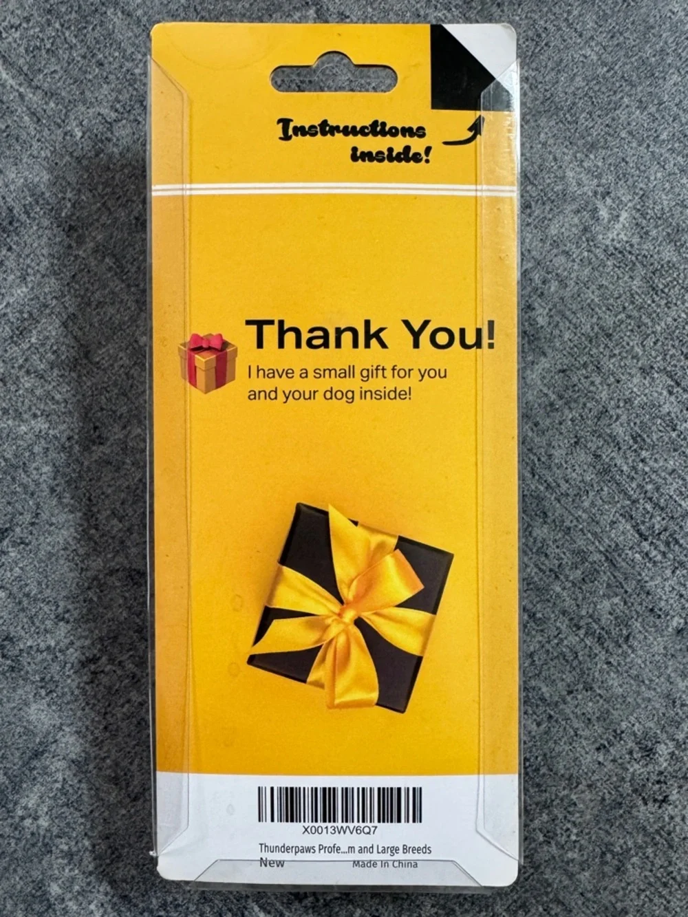 Thunder Paws new packaging