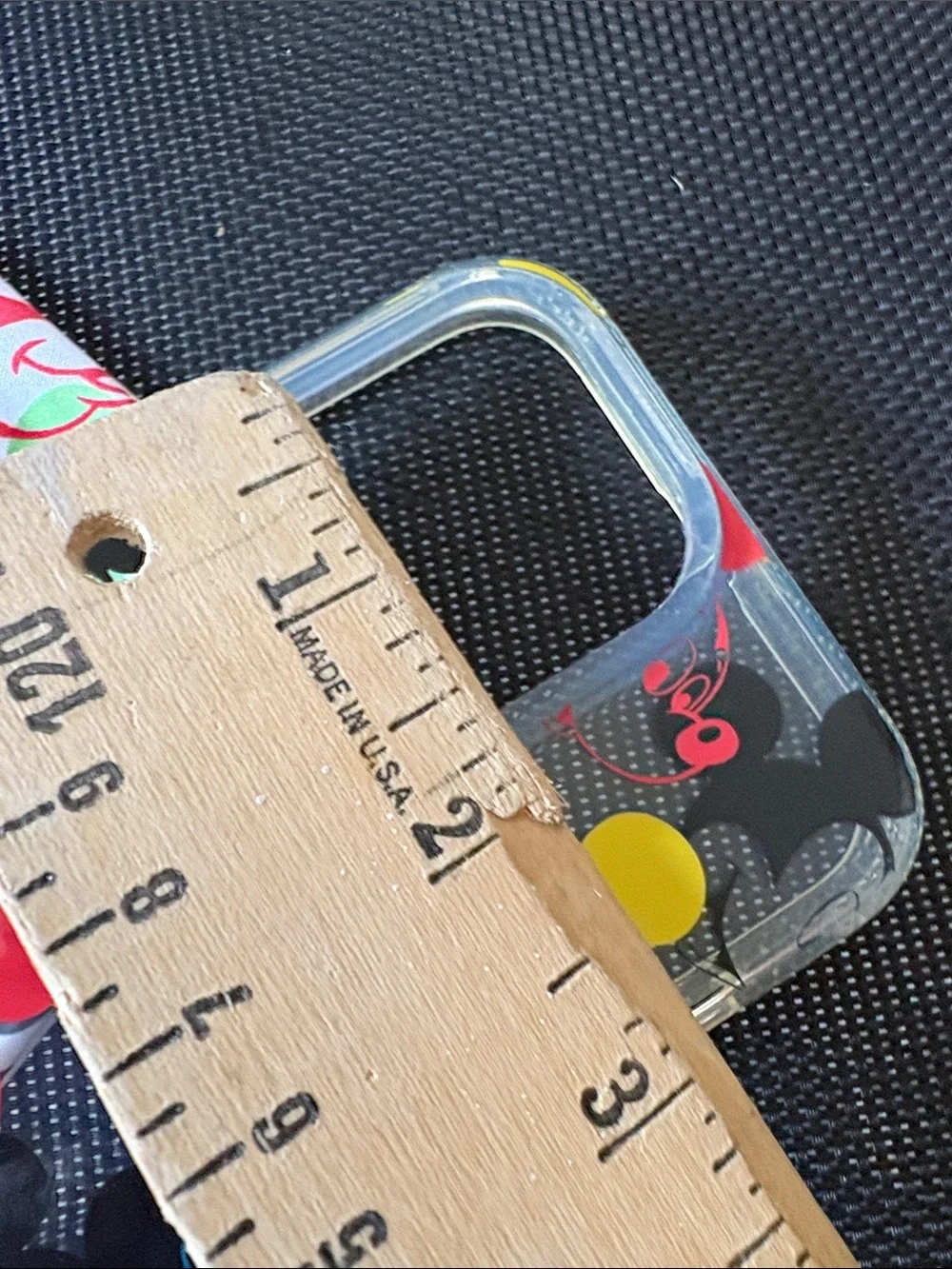 Loopy Disney Colorful Mickey Mouse Clear Phone Case with Loop Stand