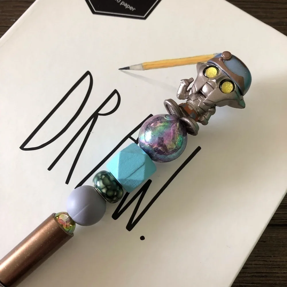 Disney Doorables: Star Wars: Professor Huyang handmade beaded pen