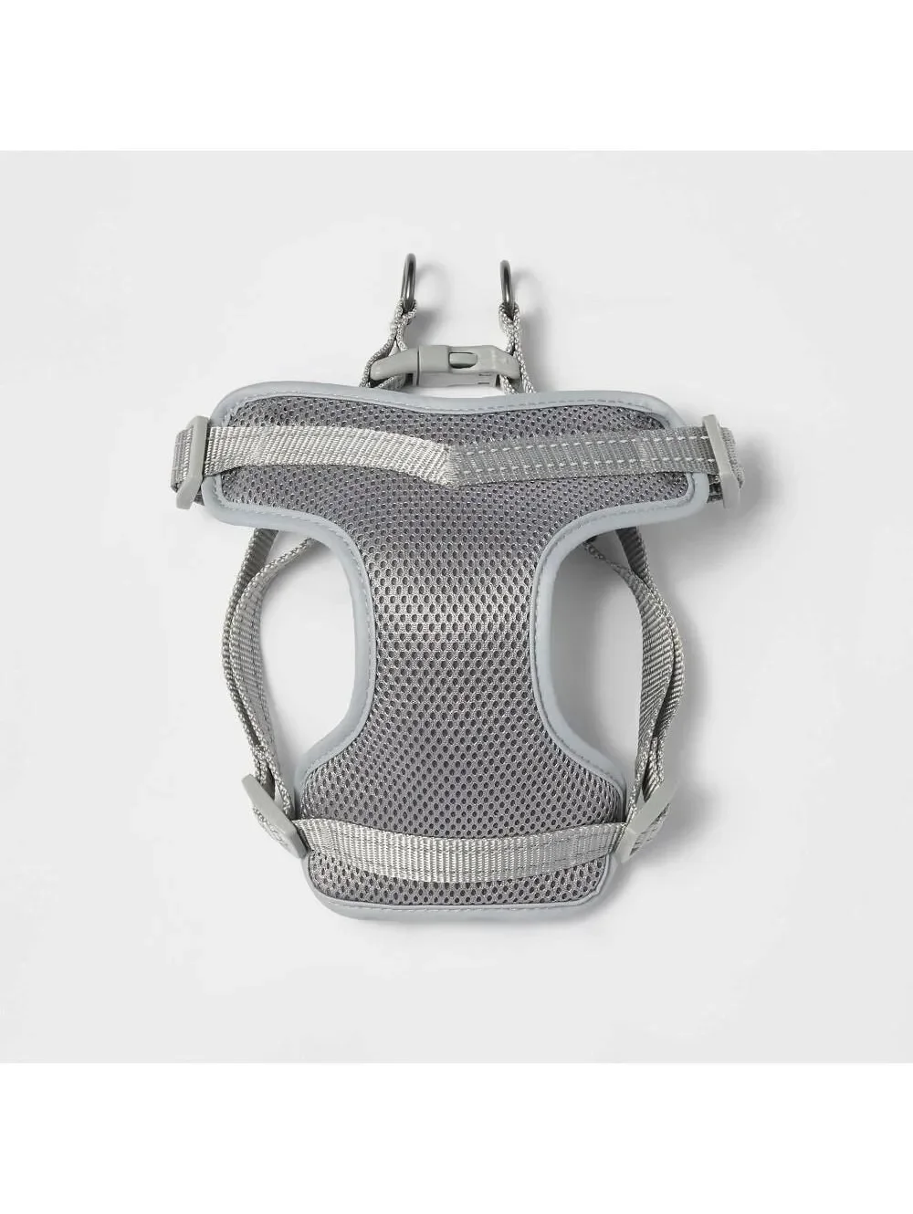 Reflective Basic Mesh Dog Harness M Gray