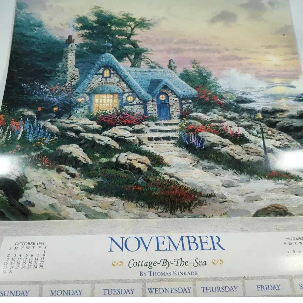 Thomas Kinkade cleaning out