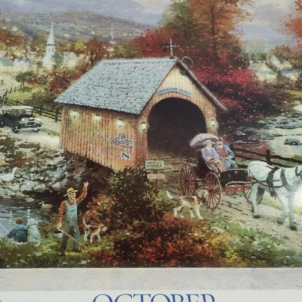 Thomas Kinkade cleaning out