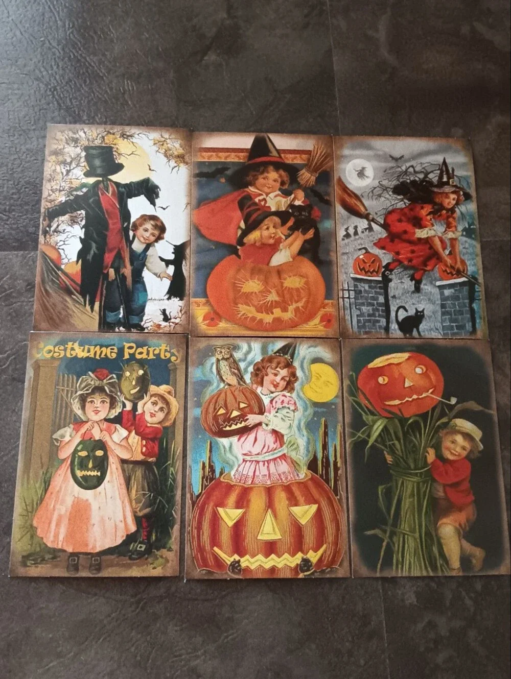N/A halloween postcard