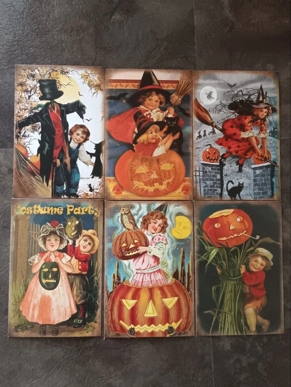N/A halloween postcard