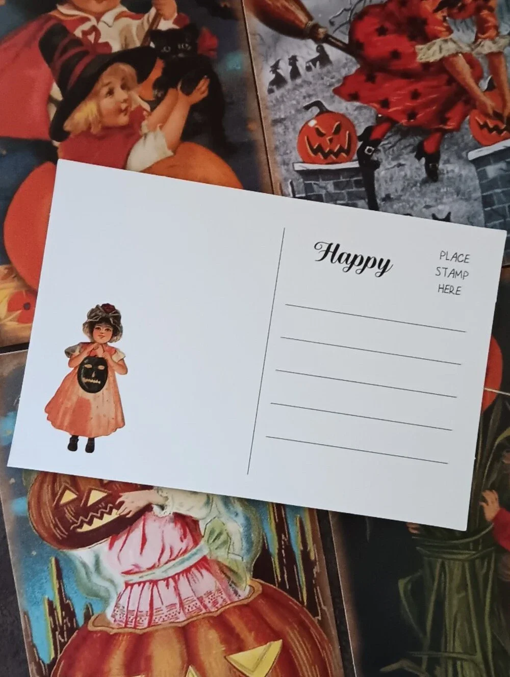 N/A halloween postcard
