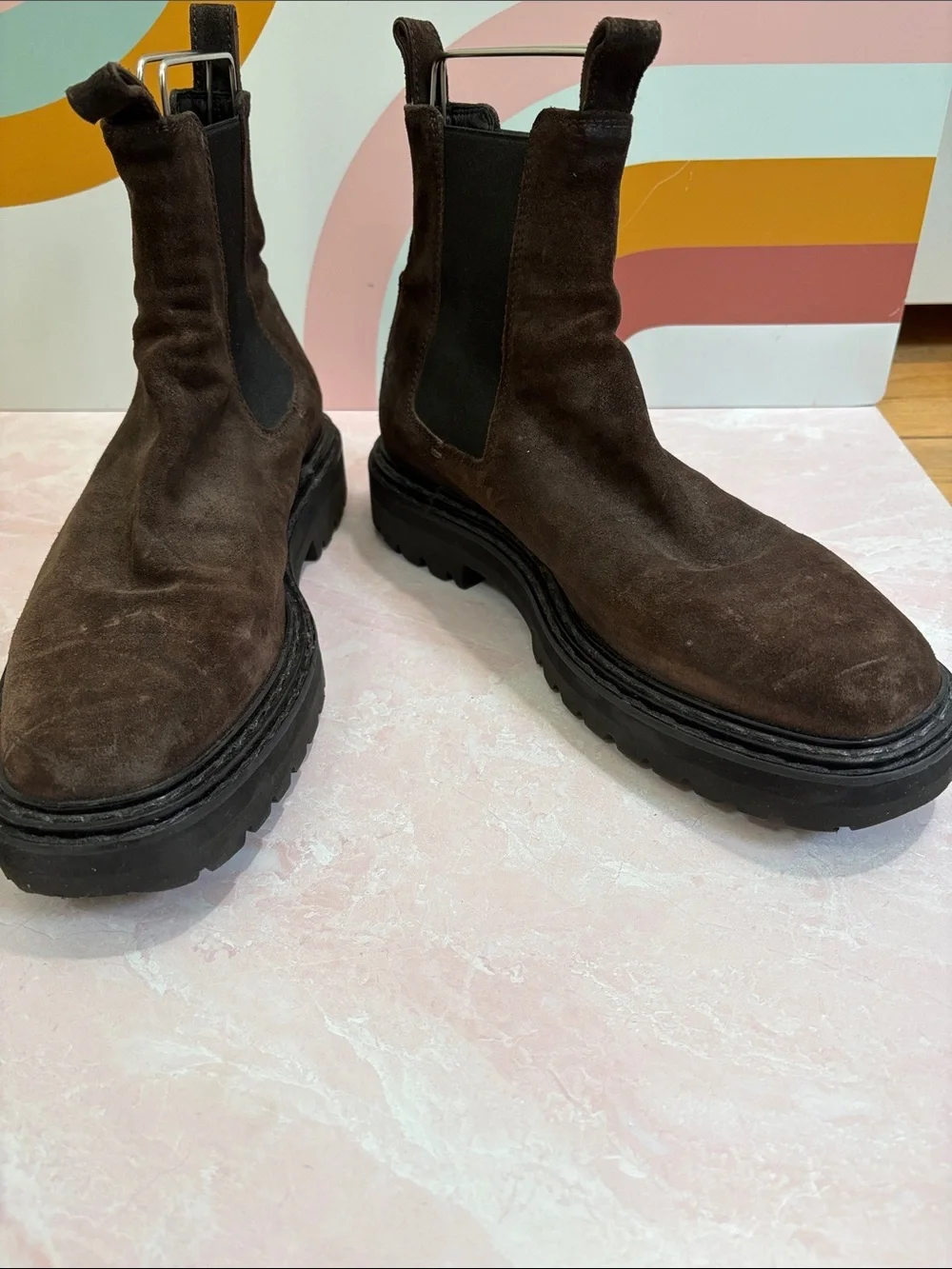 Officine Creative brown suede