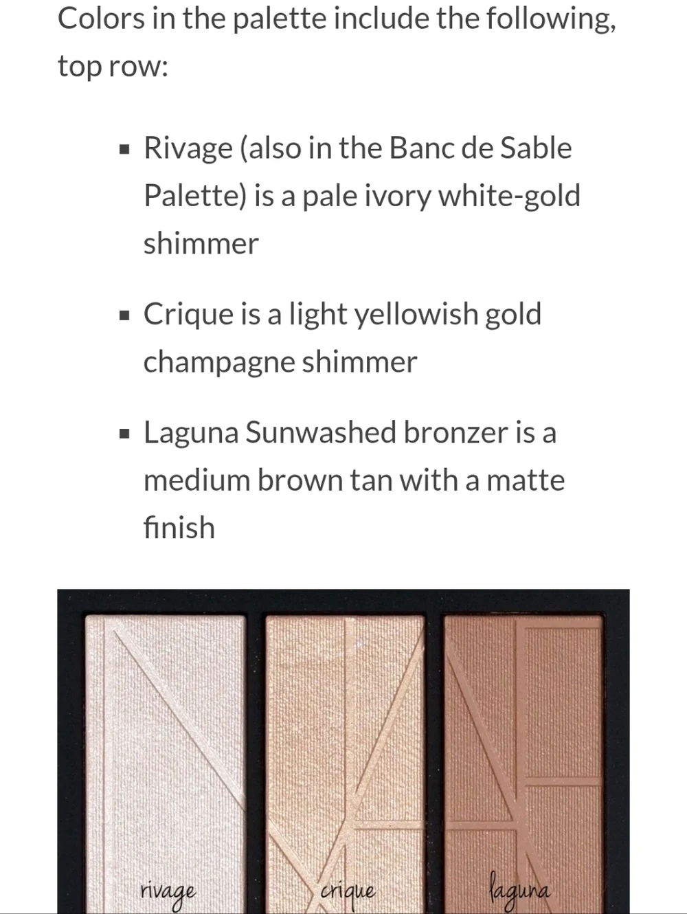 NARS new never