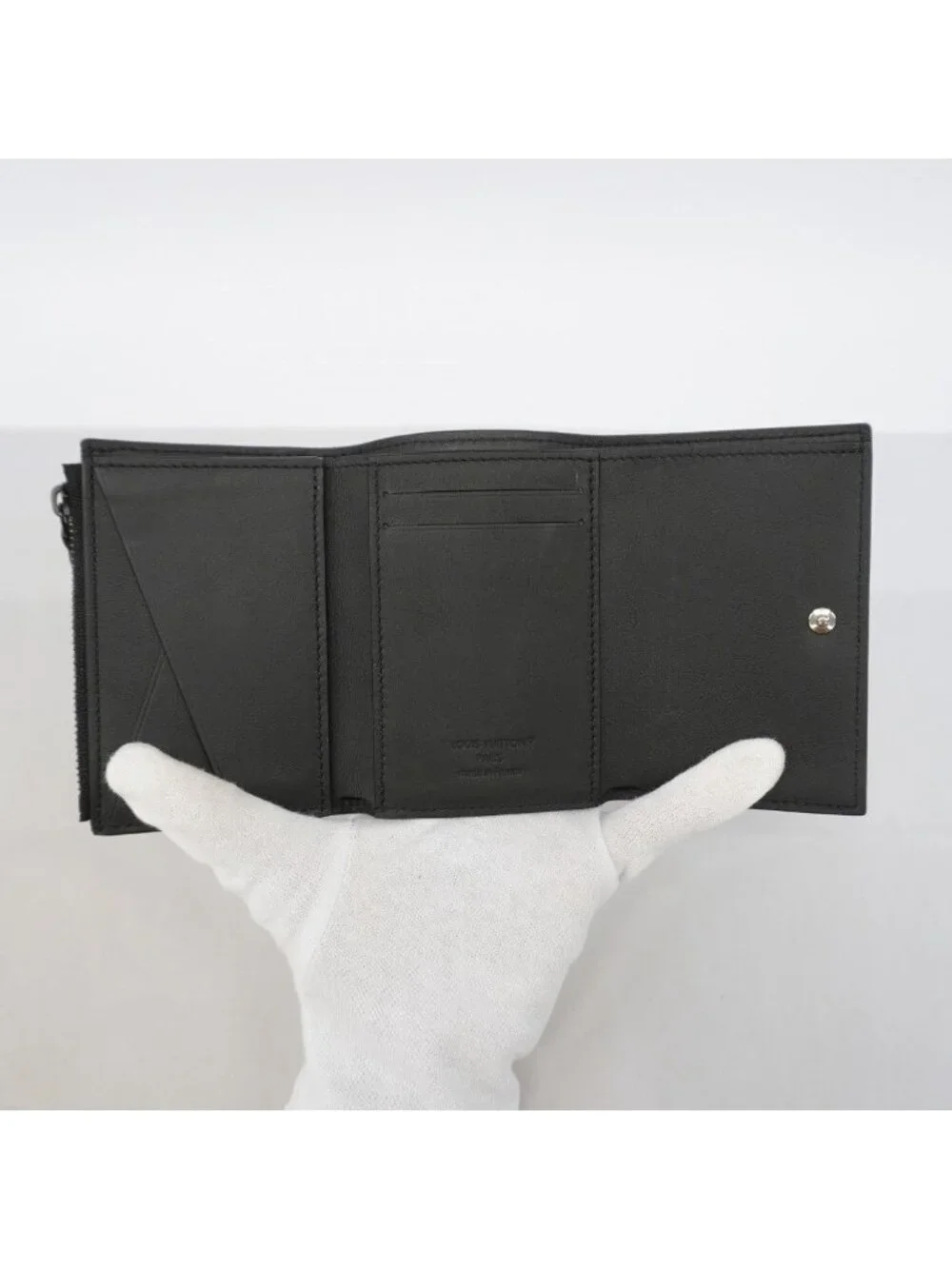 Louis Vuitton Trifold Wallet Monogram Shadow Victor Black
