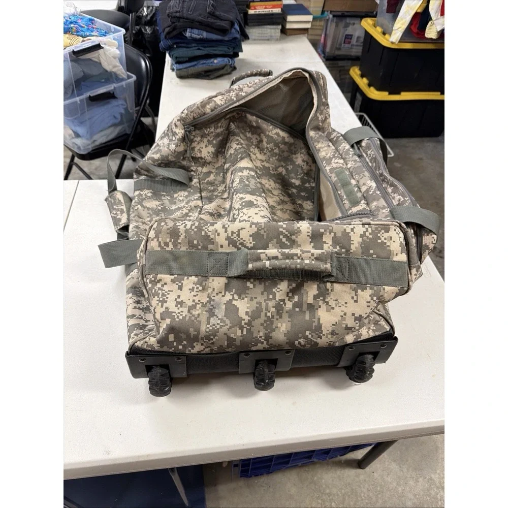 Code Alpha Army Digital Camo Deployment/Container Bag w/ Tri-Wheel