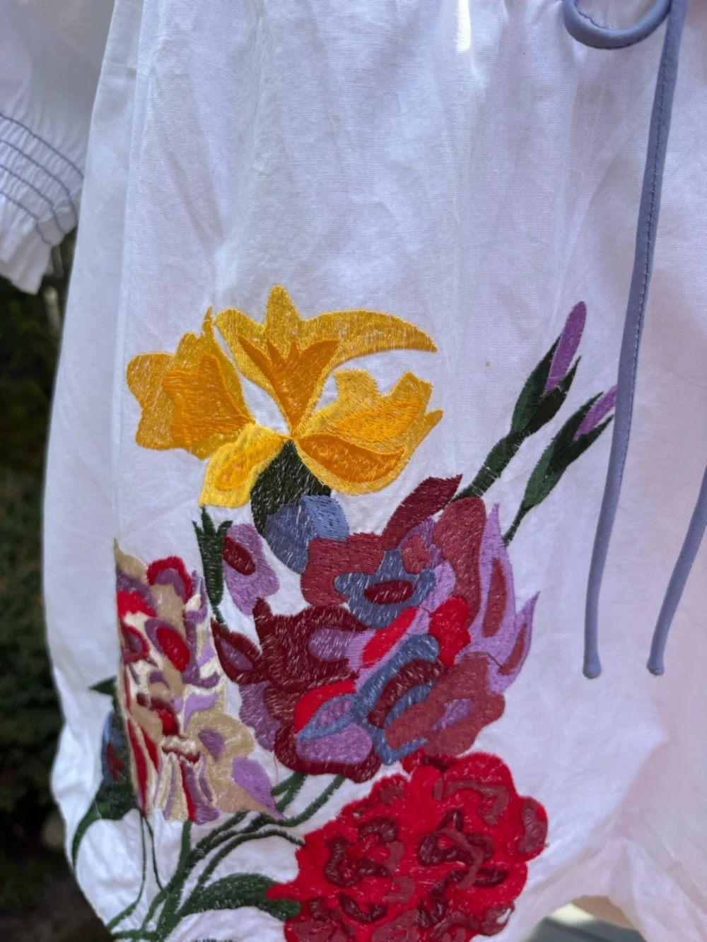 Anthropologie crisp white