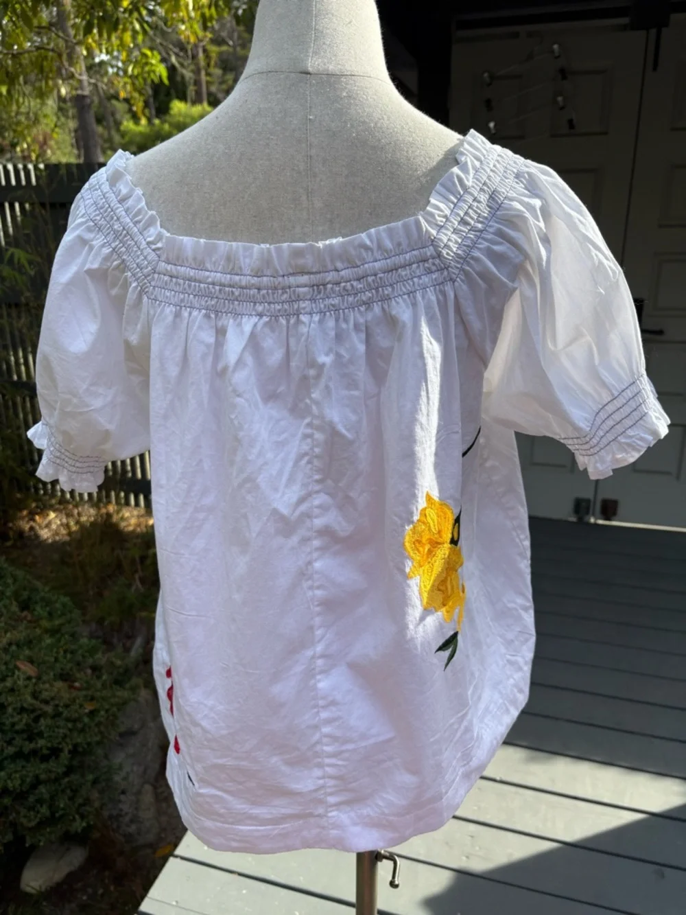 Anthropologie crisp white