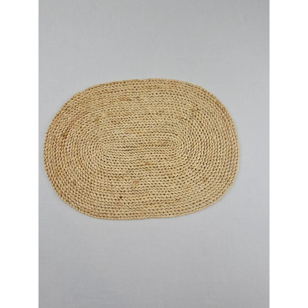5‎ Vintage Boho Seagrass Hand Woven Placemats Chargers 17.5