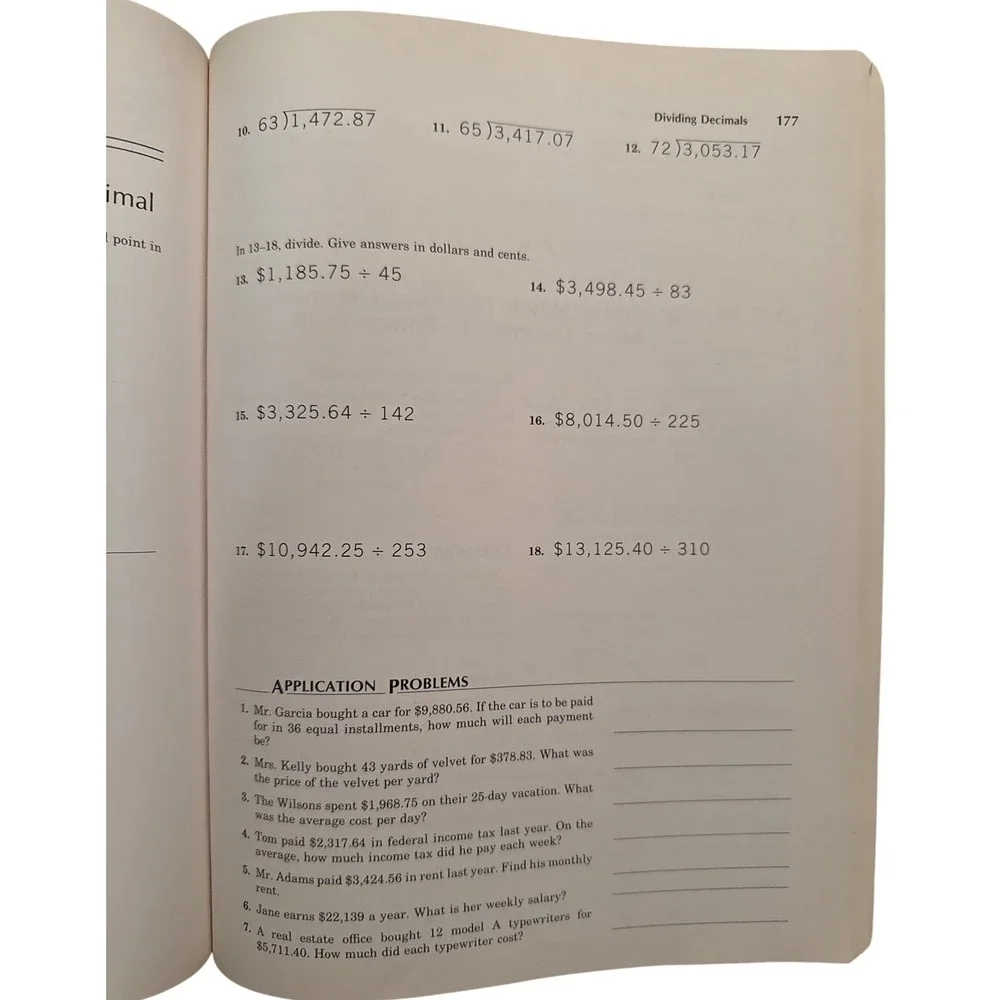 N/A arithmetic skills