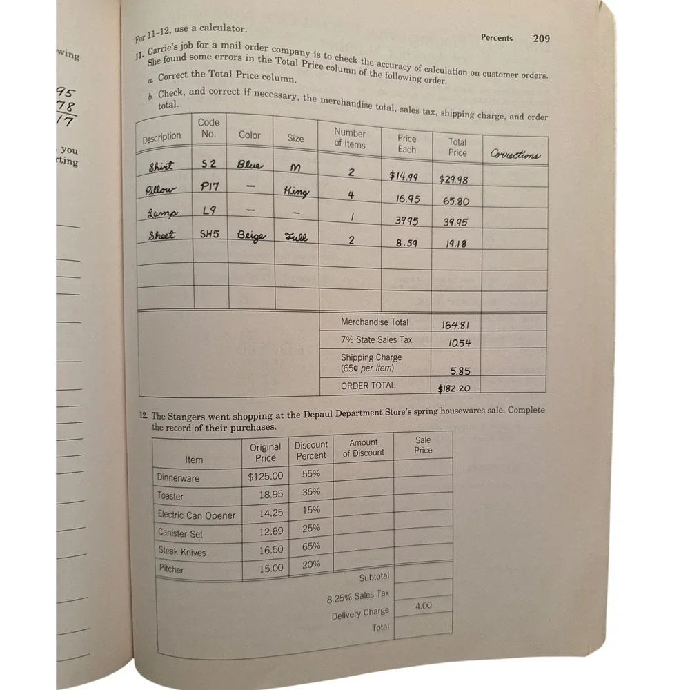 N/A arithmetic skills