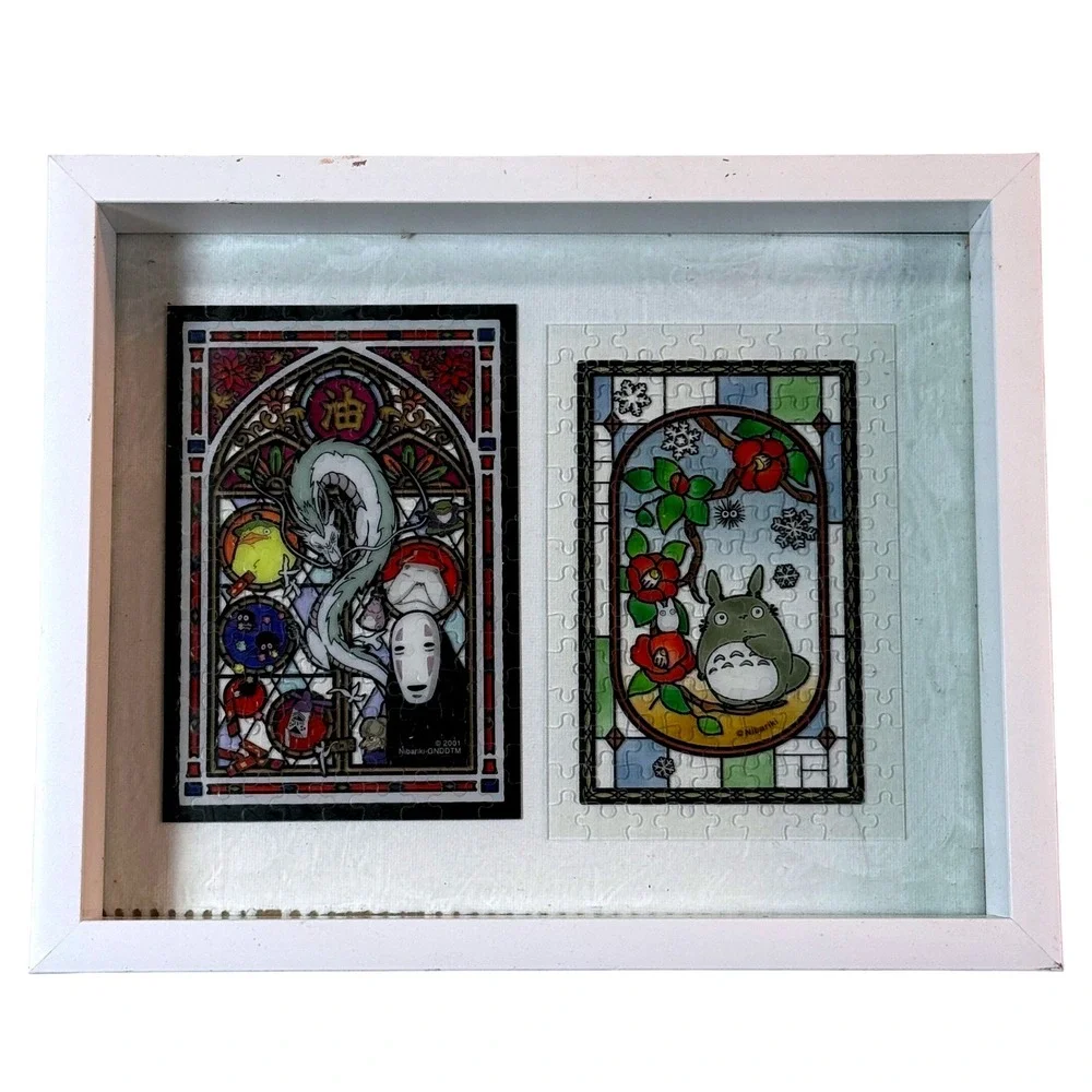 Vintage Studio Ghibli Puzzle‎ Art Spirited Away Totoro Nibariki 2001 Anime Decor