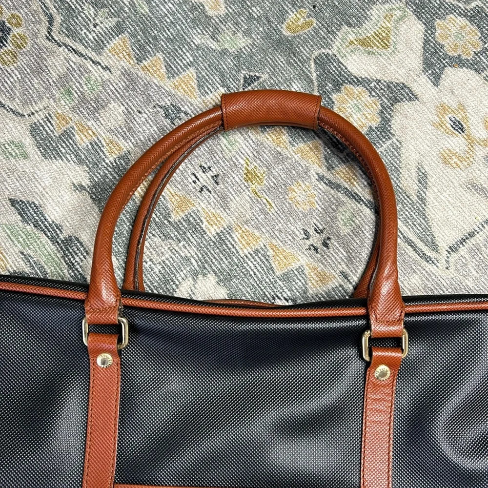 Vintage Bottega Veneta textured leather garment bag